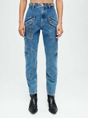Re/Done Racer Taper Jeans in Speedway – size 26